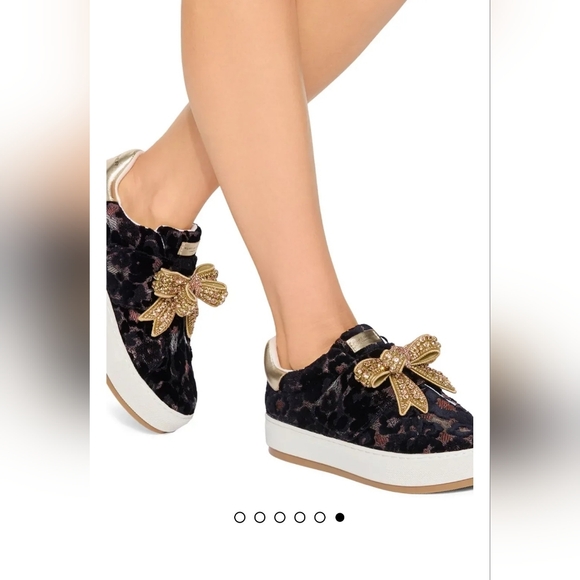 Kurt Geiger London bow-embellished sneakers. Size 38.5 - Picture 13 of 14